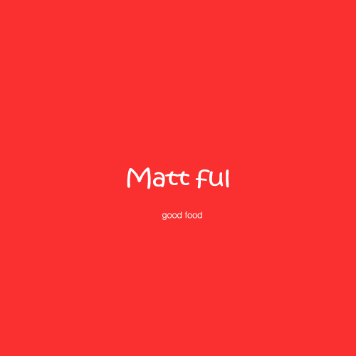 Branding - mattful logo